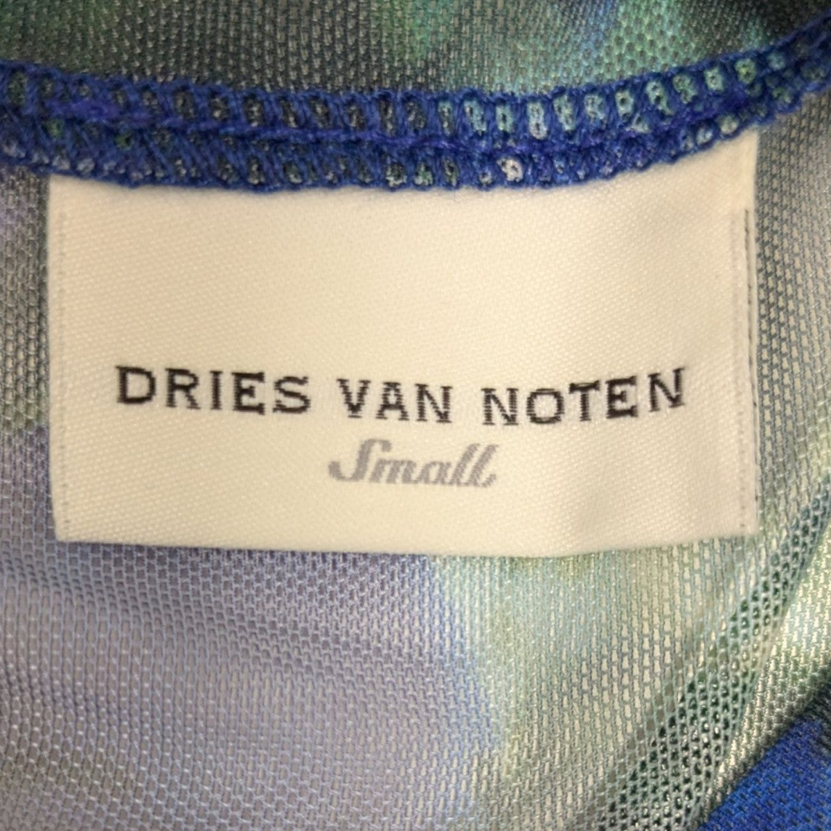 ドリスヴァンノッテン DRIES VAN NOTEN 23SS フラワープリントトップス ネイビー サイズ：S DRIES VAN NOTEN(ドリスヴァンノッテン) 23SSフラワープリント
