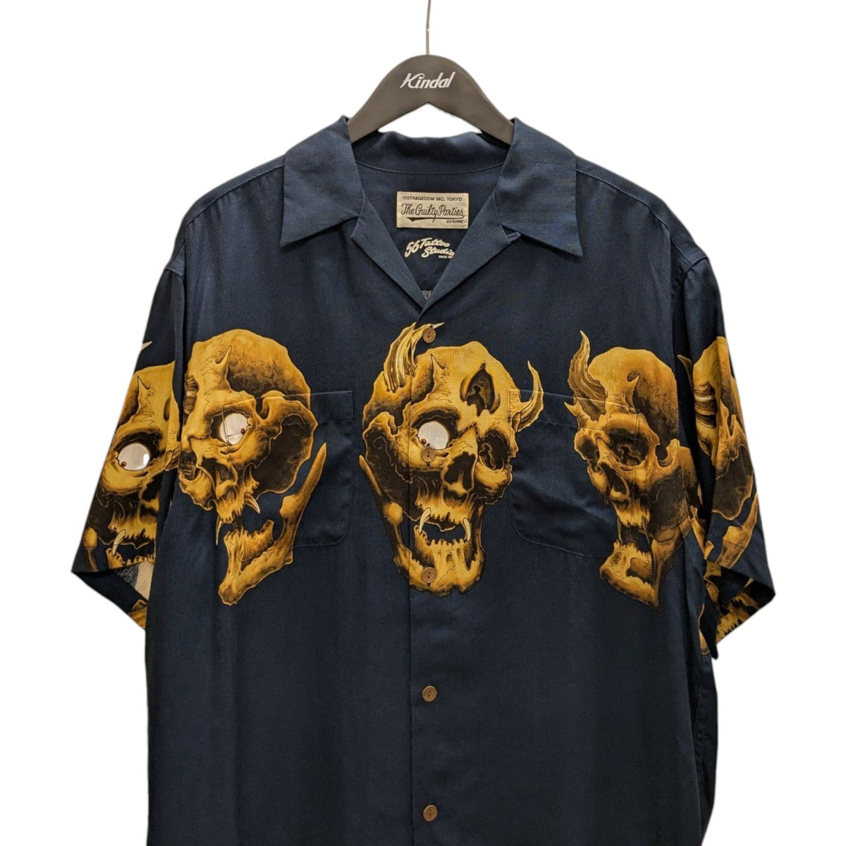 ★WACKO MARIA × 56 Tattoo Stuidio アロハ シャツ WACKO MARIA × 56 TATTOO STUDIO / L/S HAWAIIAN SHIRT - RELAX WEB