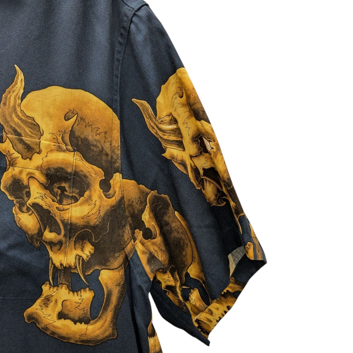 WACKO MARIA(ワコマリア) 56 TATOO STUDIOアロハシャツ ネイビー