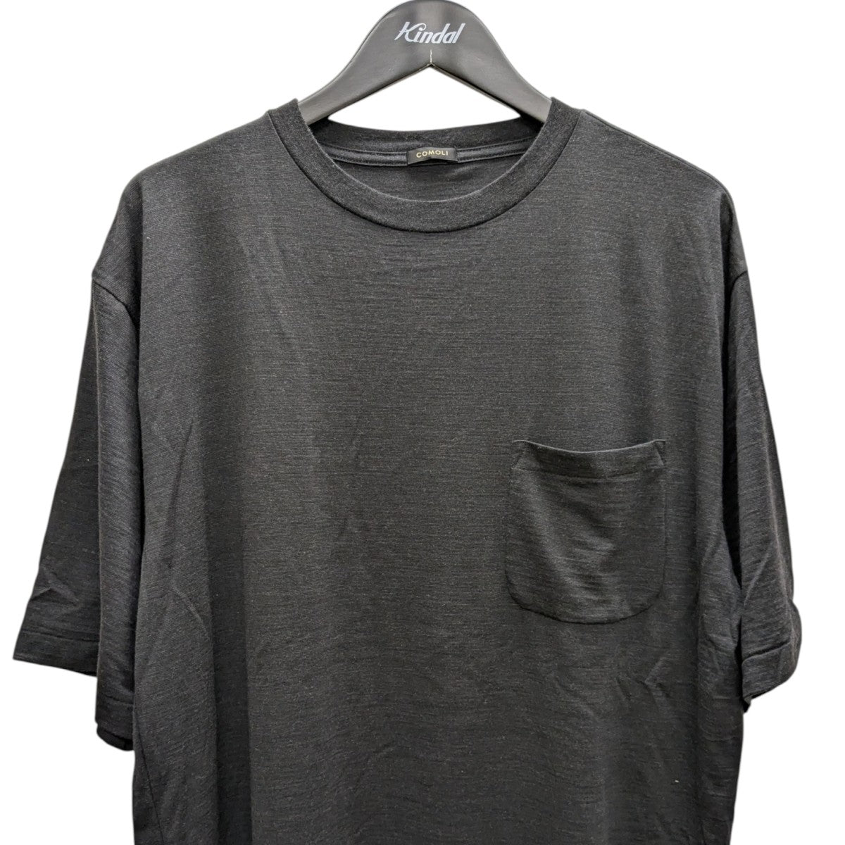 COMOLI(コモリ) 25SSサマーウール 半袖TシャツB01-05016 B01