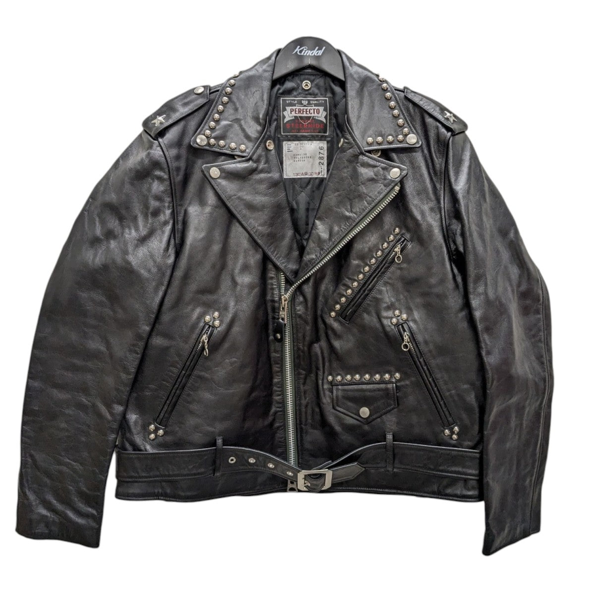 sacai×Schott Leather Studs Blouson スタッズレザーライダース