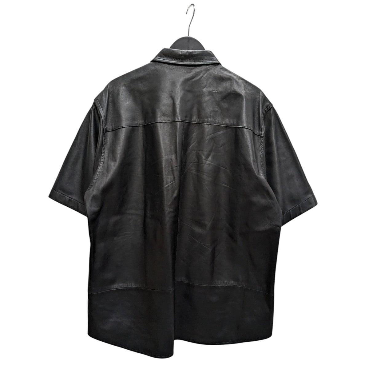 AURALEE(オーラリー) LAMB LEATHER HALF SLEEVED SHIRTS