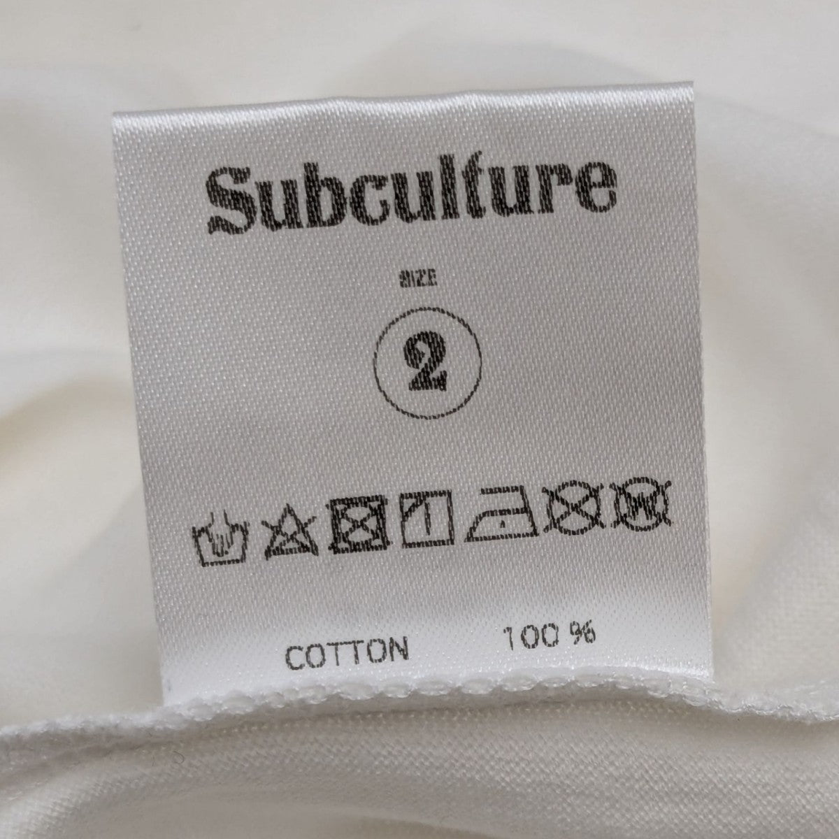 Subculture(サブカルチャー) バックプリントTシャツ SCST-S2202