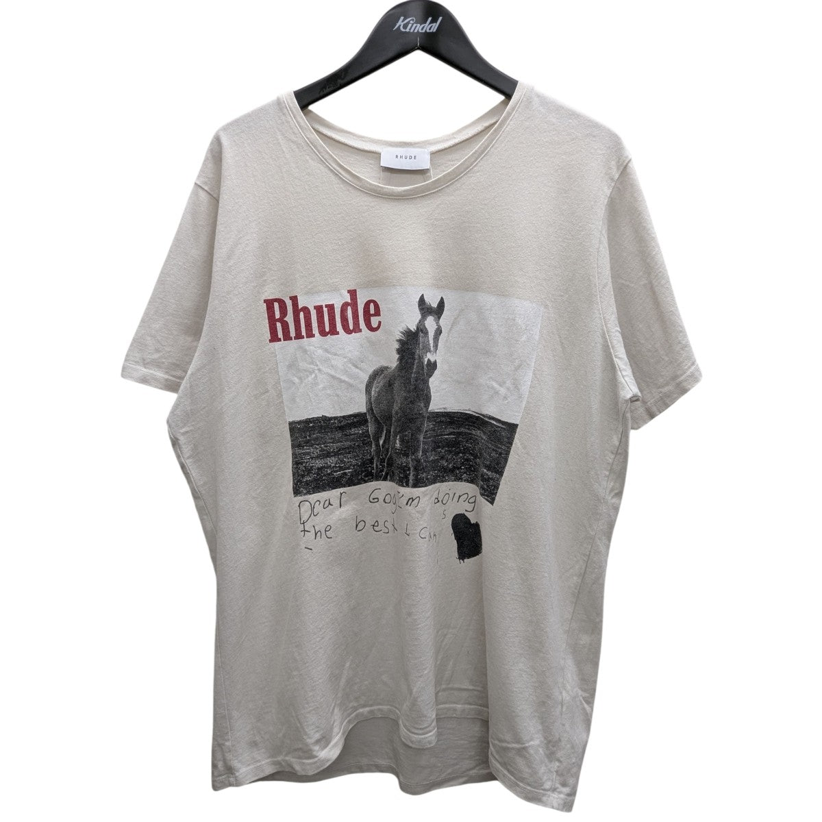 Horese TeeプリントTシャツ