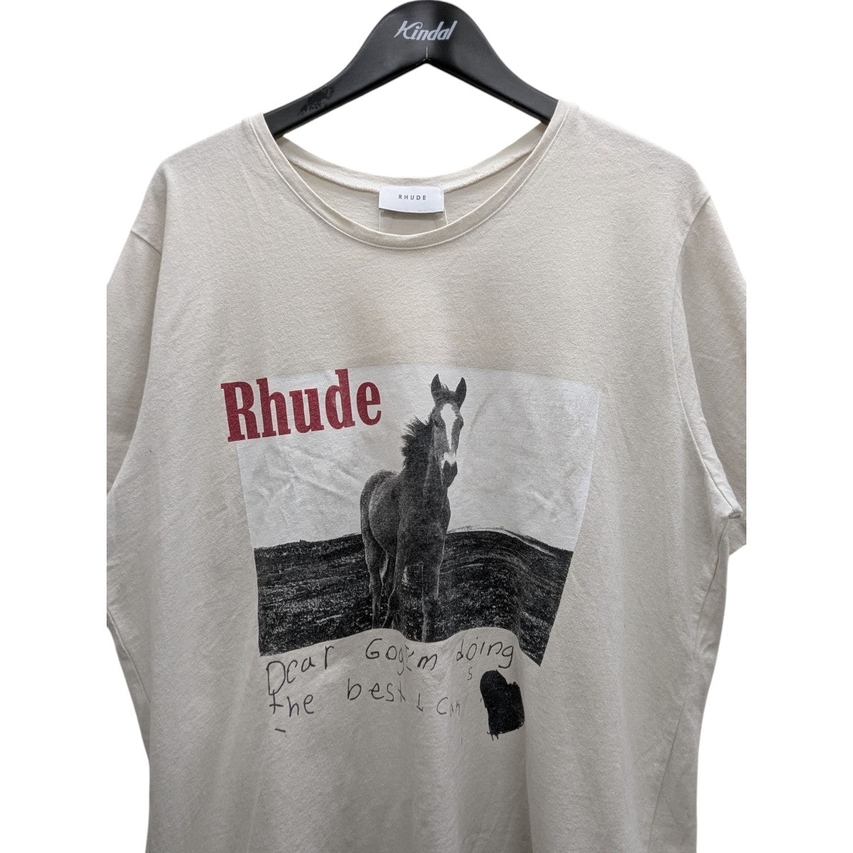 Horese TeeプリントTシャツ