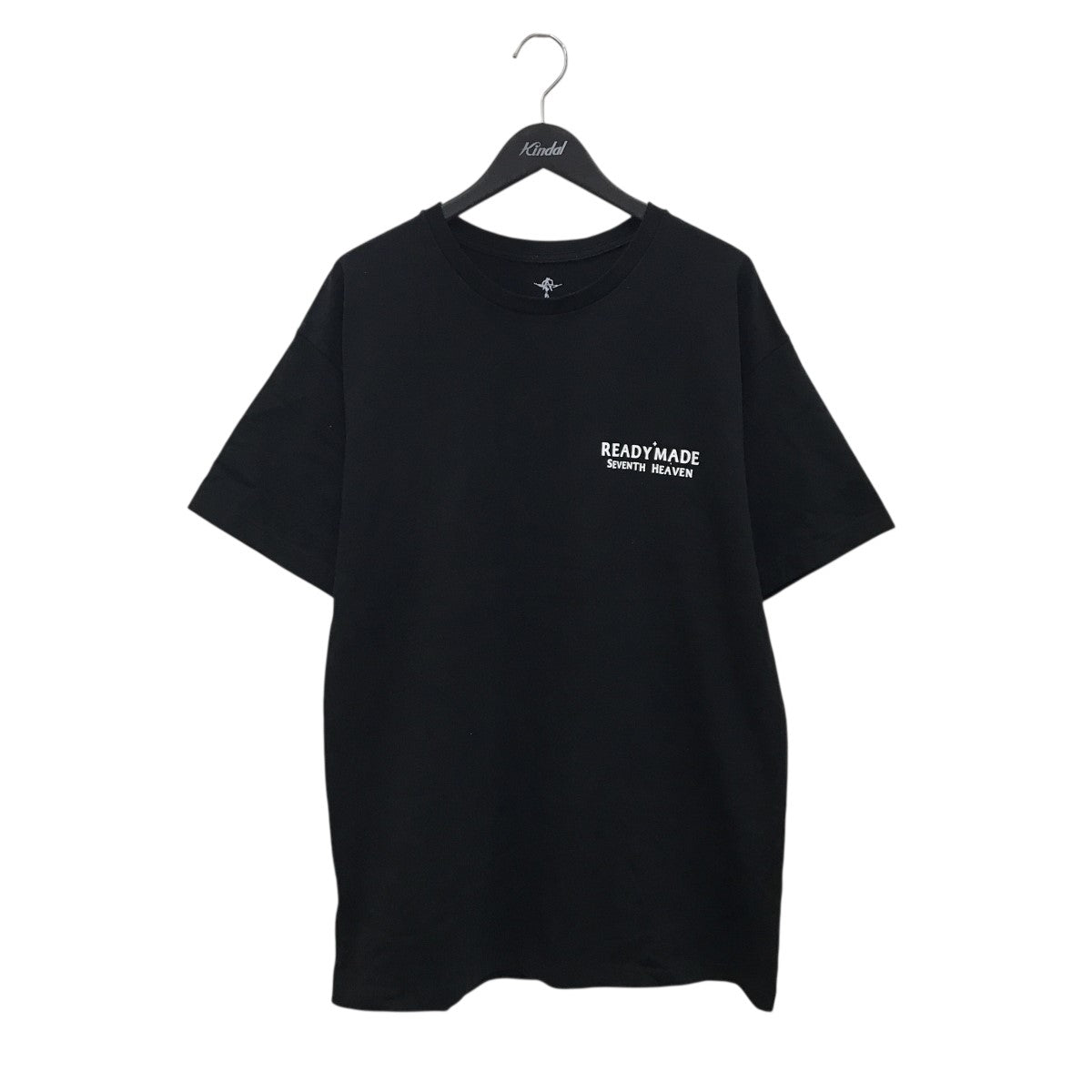 READYMADE×SEVENTH HEAVEN 胸プリントTシャツ ブラック サイズ