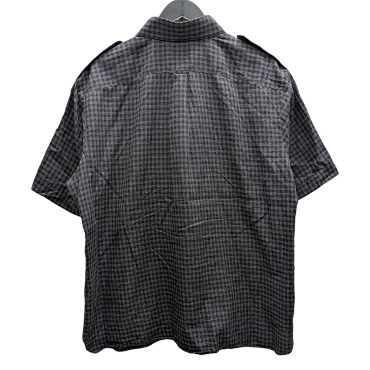 【ヤカン】HERMES エルメス　ヴィンテージコットンチェックシャツ OLD HERMES CHECK COTTON SHIRT | STRAYSHEEP ONLINE