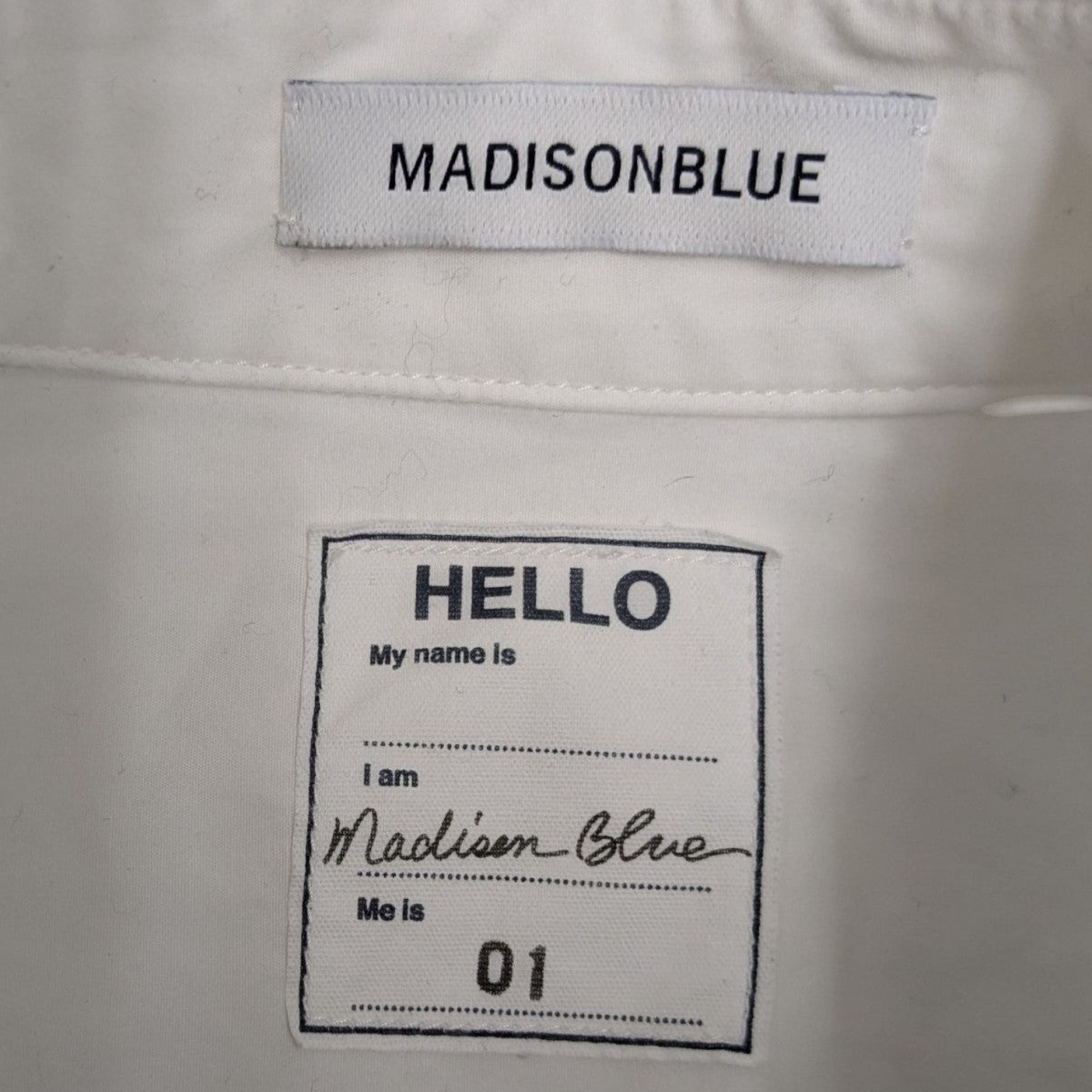 マディソンブルー  半袖シャツ 01 MADISON BLUE(マディソンブルー) 25SS J．BRADKEY SH WASHED OUT 半袖