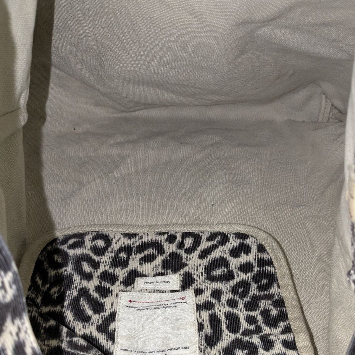 VISVIM(ビズビム) RECORD BAG LEOPARDレオパード柄トートバッグ