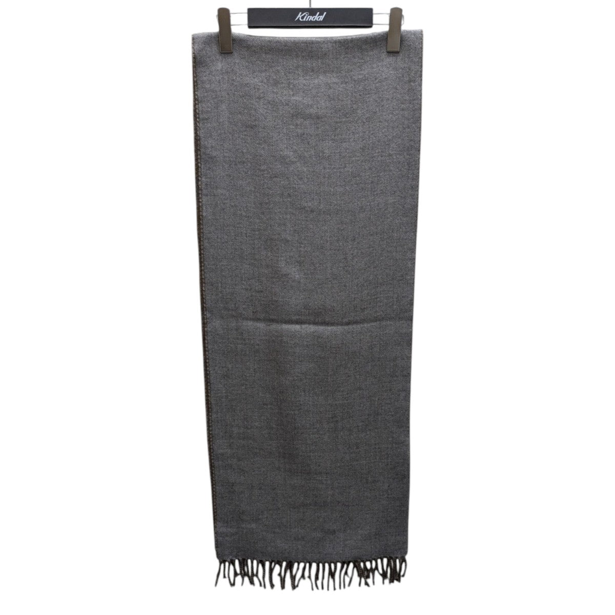 【新品未使用】Dior ウールマフラー グレー 約185×34.5 Christian Dior(クリスチャンディオール) オブリークウール