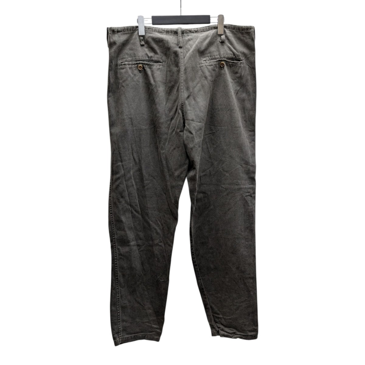 ヨウジヤマモト カーゴパンツ HP-P05-002 Yohji Yamamoto (ヨウジヤマモト) Twill Hem Rib Pants (HD-P05-002)
