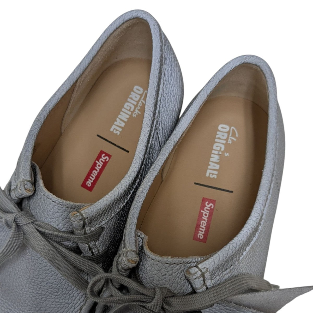 Clarks シルバー バレエシューズ UK6 25cm Clarks シルバー バレエシューズ UK6 25cm