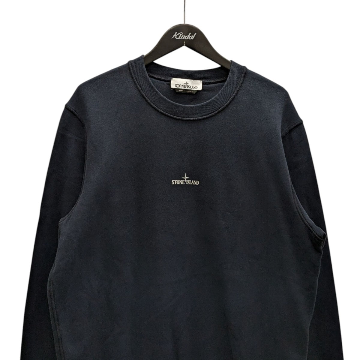 【大特価！】ストーンアイランドスウェット紺色 STONE ISLAND(ストーンアイランド) センターロゴスウェット