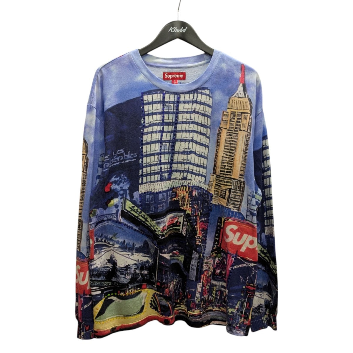 skyline sequin l s topプリントロングＴシャツ