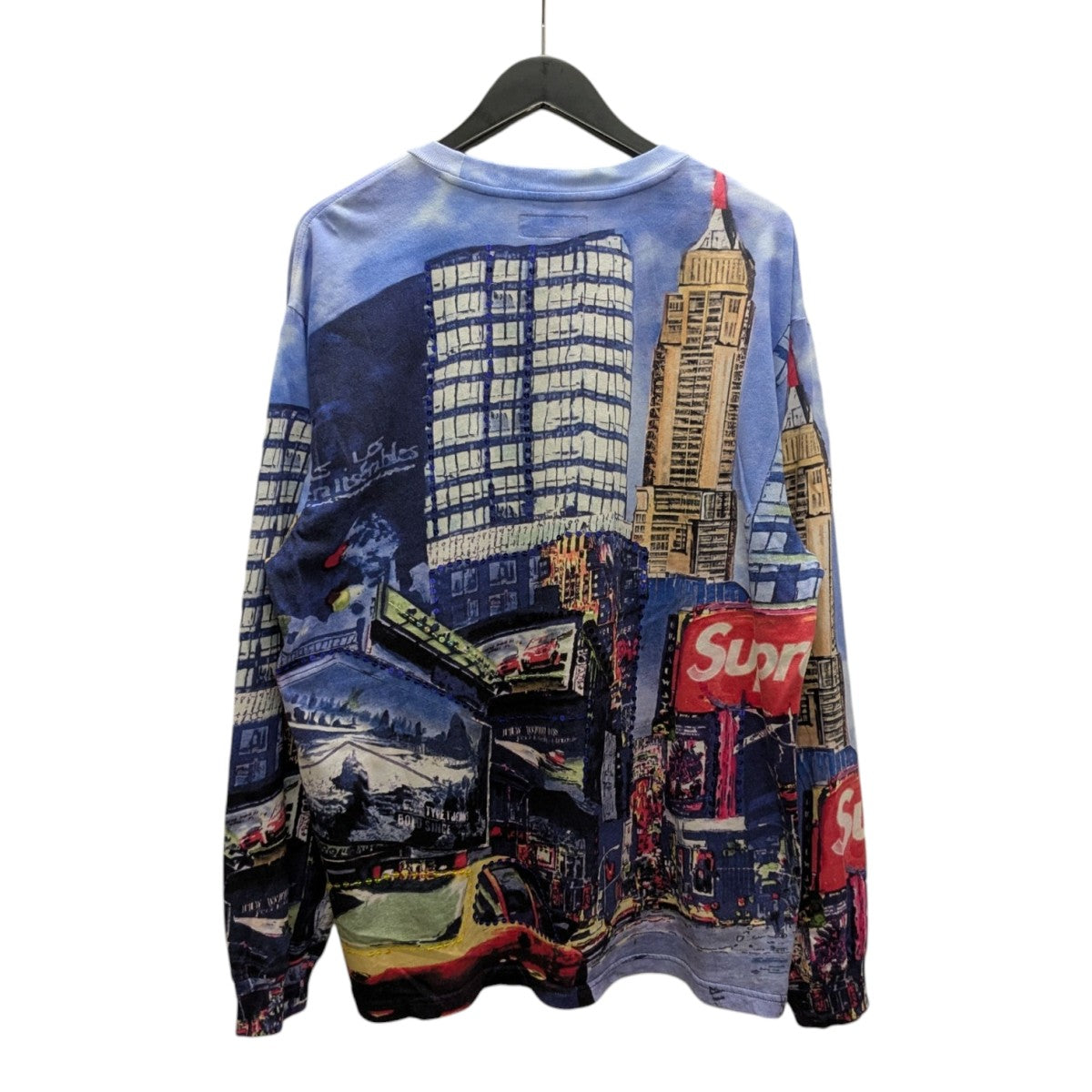 skyline sequin l s topプリントロングＴシャツ