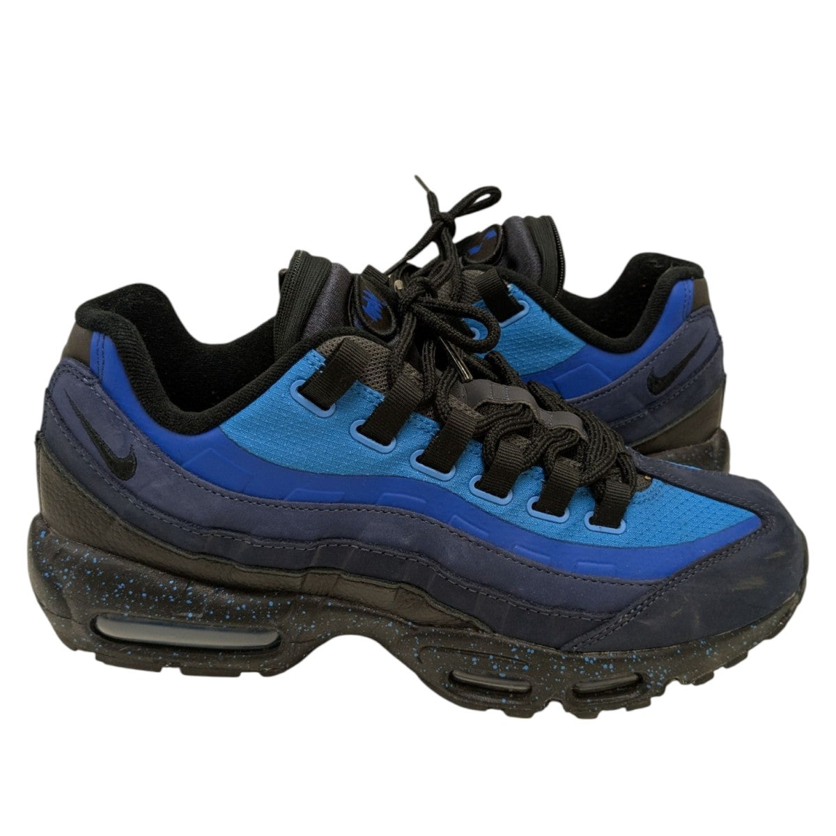 NIKE×Stash Air Max 95 Black and Harbor Blueローカット