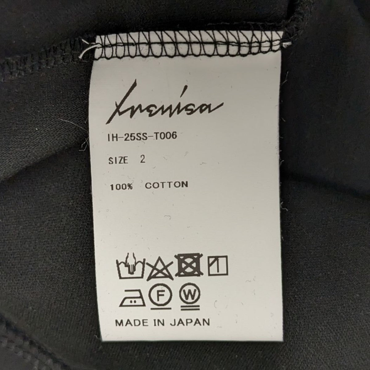 ショートスリーブTシャツIH-25SS-T006