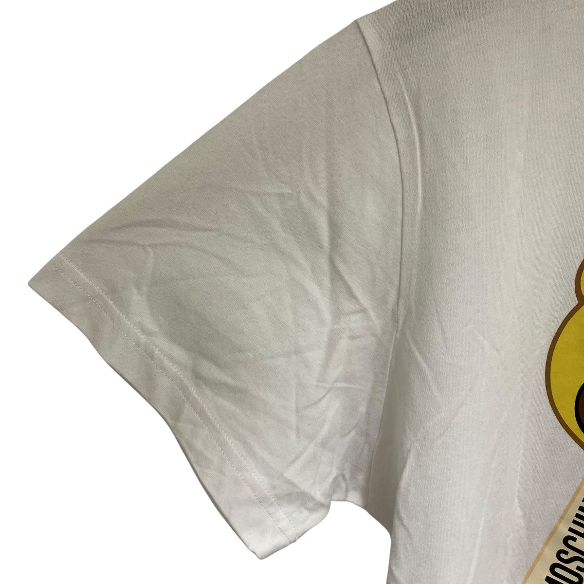 MOSCHINO ロゴプリント半袖Tシャツ ホワイト サイズL*ED24 MOSCHINO ロゴプリント半袖Tシャツ ホワイト サイズL*ED24
