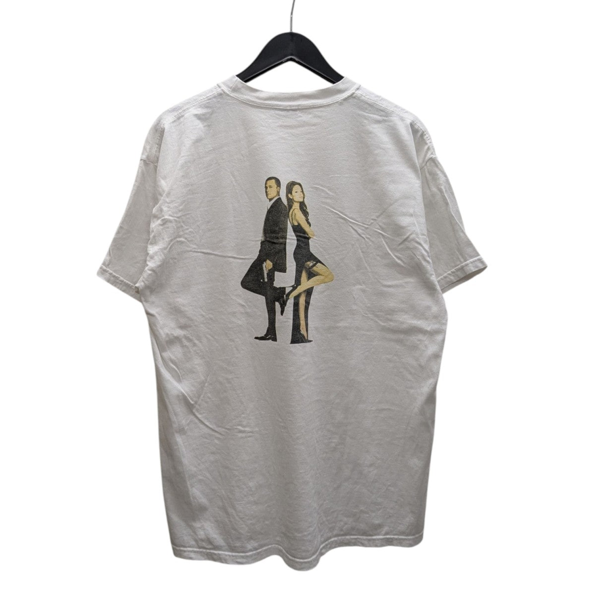 Mr．＆Mrs．SmithプリントTシャツ／ブラッドピット アンジョリーナジョリー