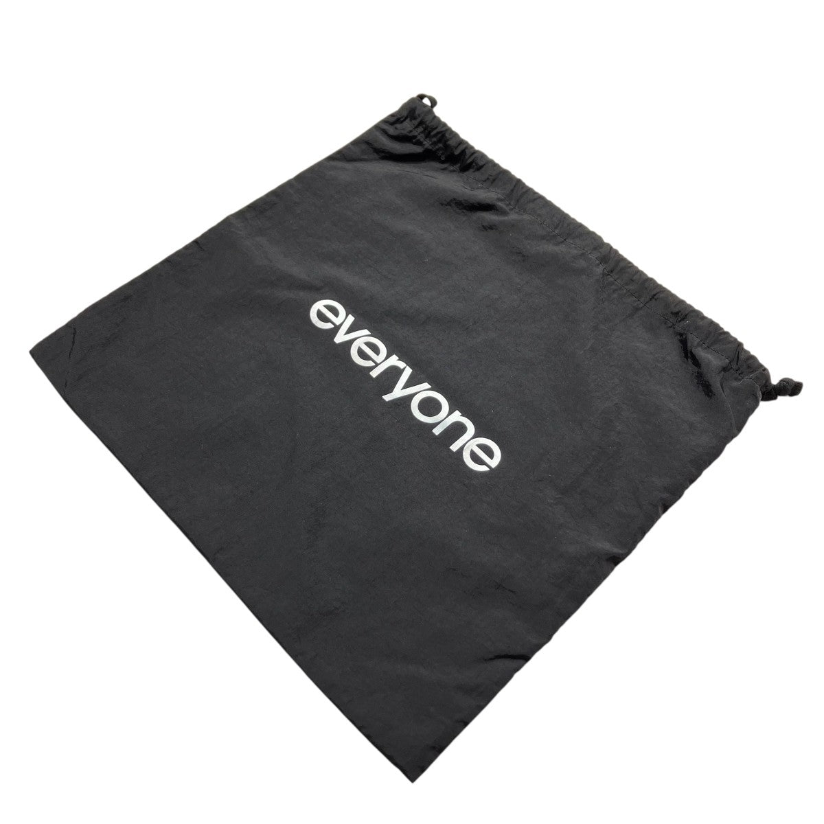 everyone nylon kinchaku pouch ブラック 5c8746c7a3491fd8a320956b8b7cff