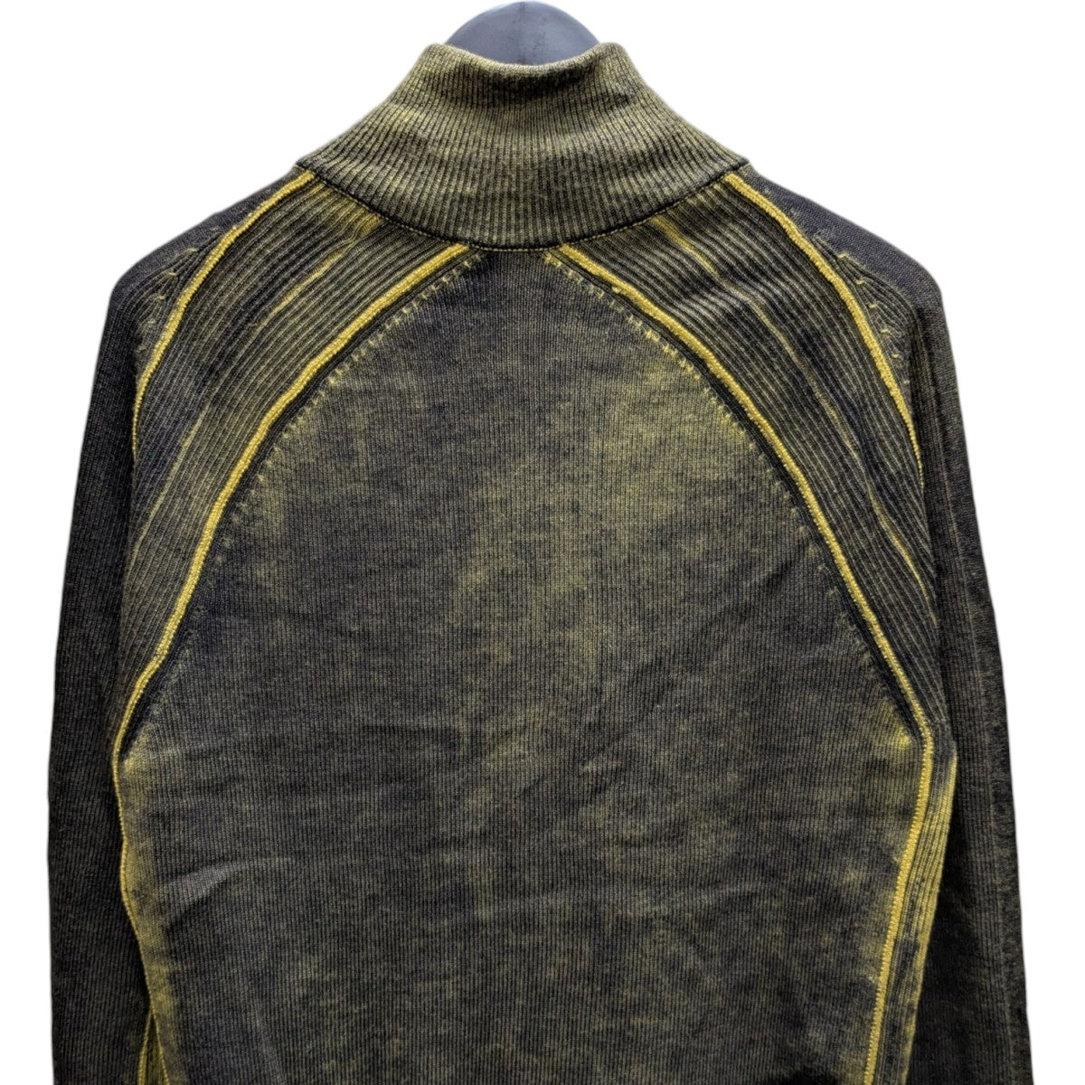 DIESEL K-IRINI ドライバーズニット ブラック/イエロー Mサイズ 完売品・未使用 ディーゼル K-IRINI ドライバーズ ニット イエロー