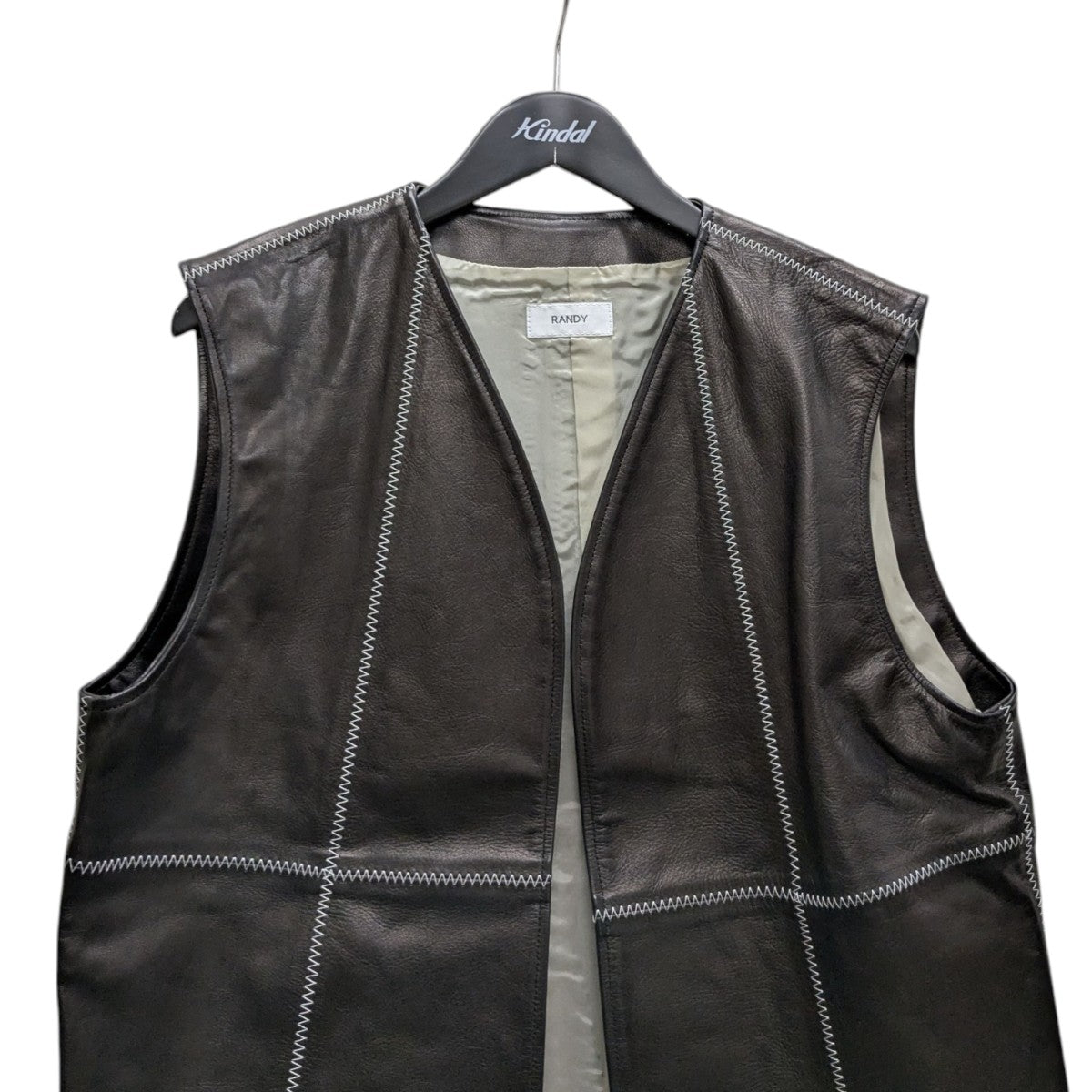 専用DOUBLESTANDARDCLOTHING レザーベスト Randy(ランディー) レザーベスト21AW-RSH05 21AW-RSH05 ブラック