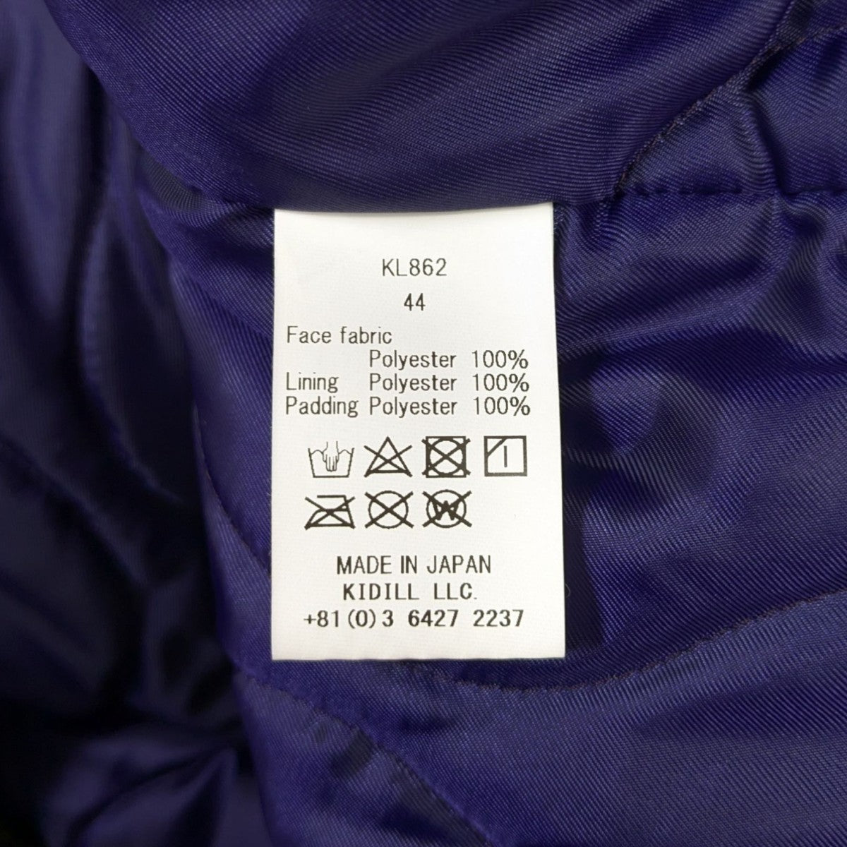 KIDILL(キディル) 24AW FAUX-FUR DEVIL JACKET ファージャケット KL862