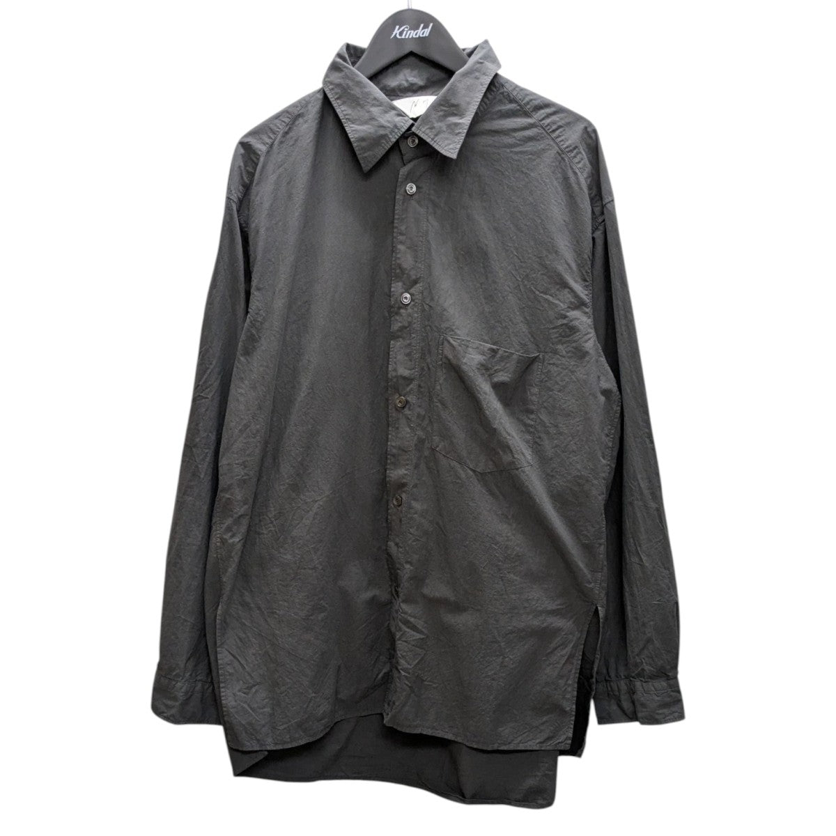 ANCELLM 25SS coelacanth別注 DYED SHRINK OVER SHIRT オーバーシャツ 古着・中古-1枚目のアイテム画像