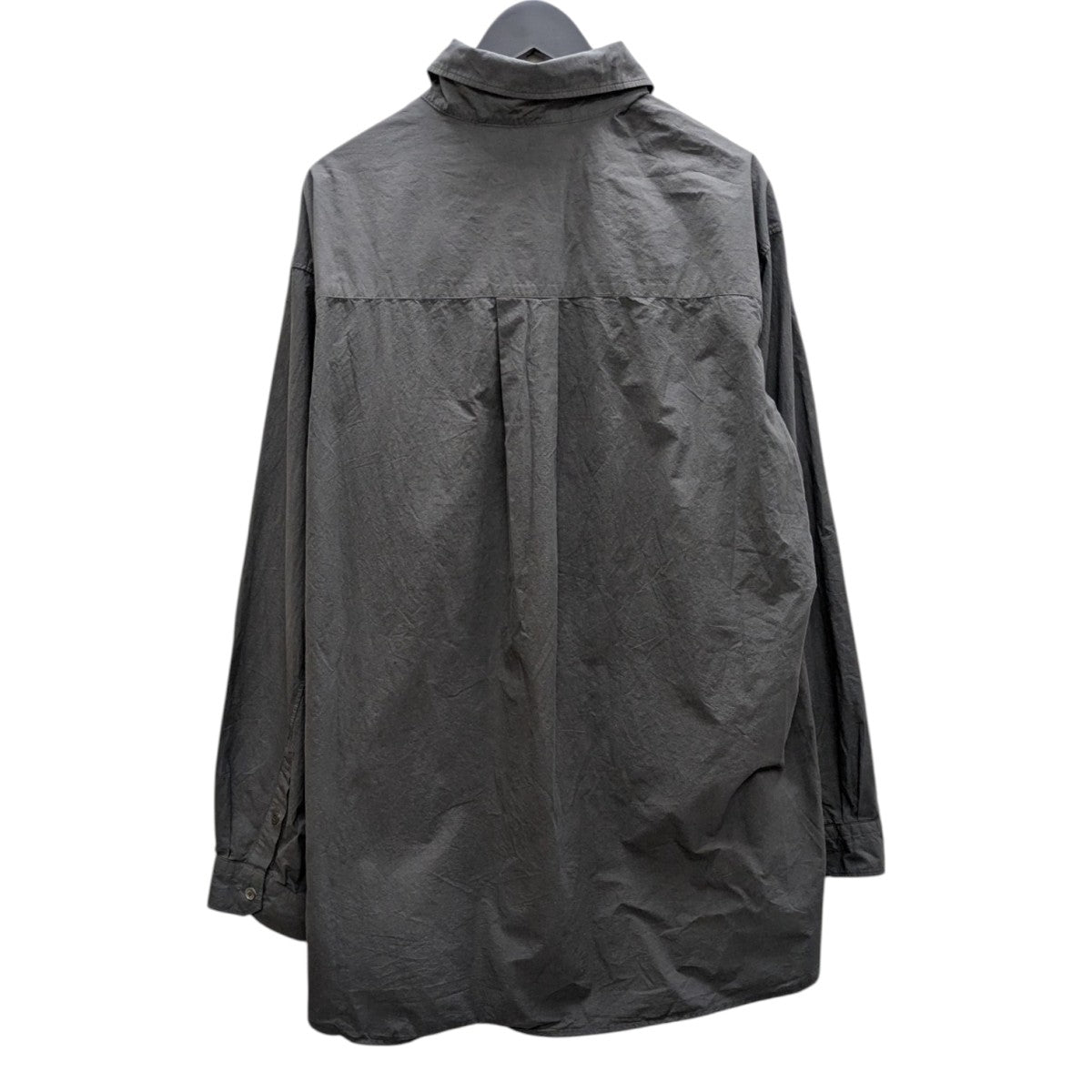 ANCELLM 25SS coelacanth別注 DYED SHRINK OVER SHIRT オーバーシャツ 古着・中古-3枚目のアイテム画像