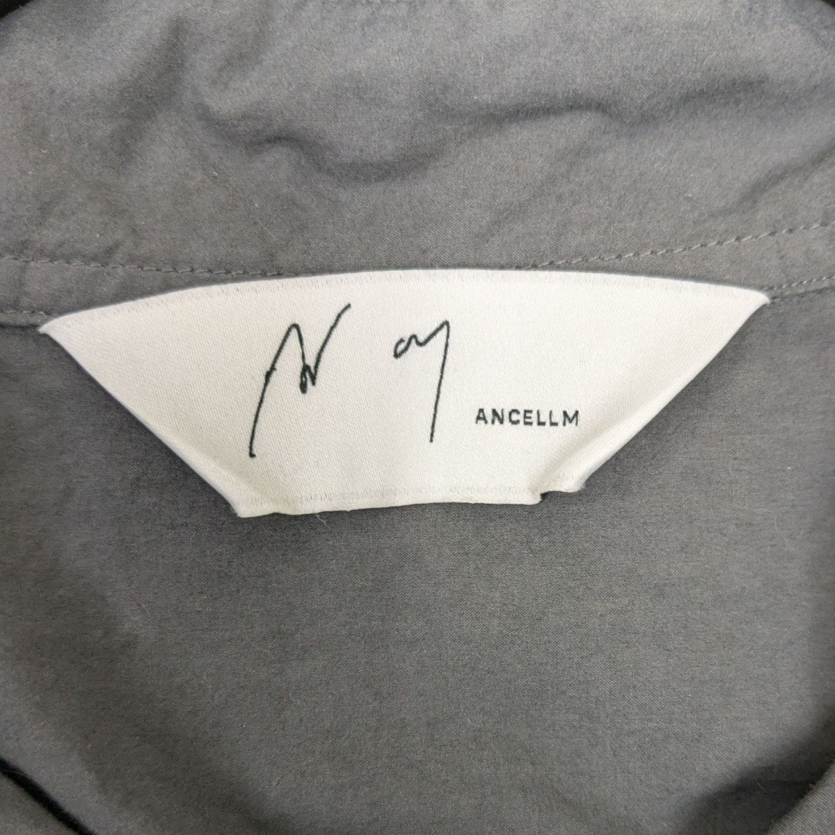ANCELLM(アンセルム) 25SS coelacanth別注 DYED SHRINK OVER SHIRT