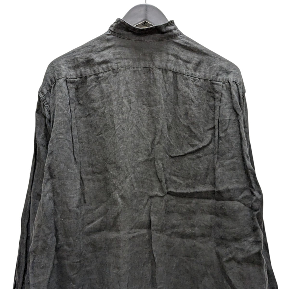 リネンWクロス プルオーバーシャツ