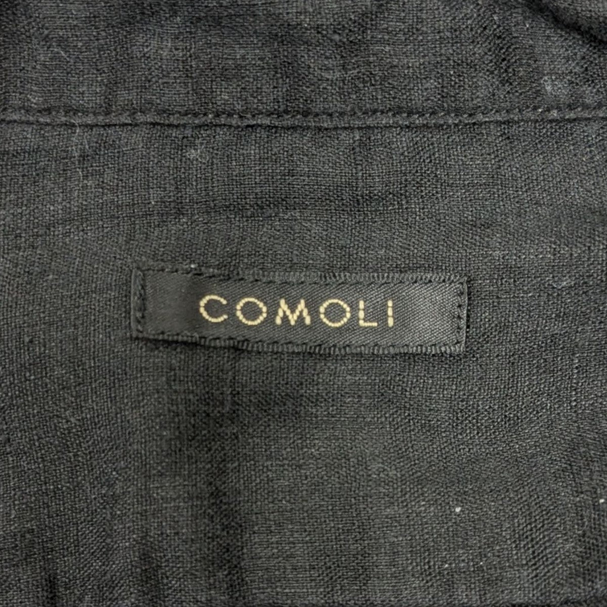 リネンWクロス プルオーバーシャツ