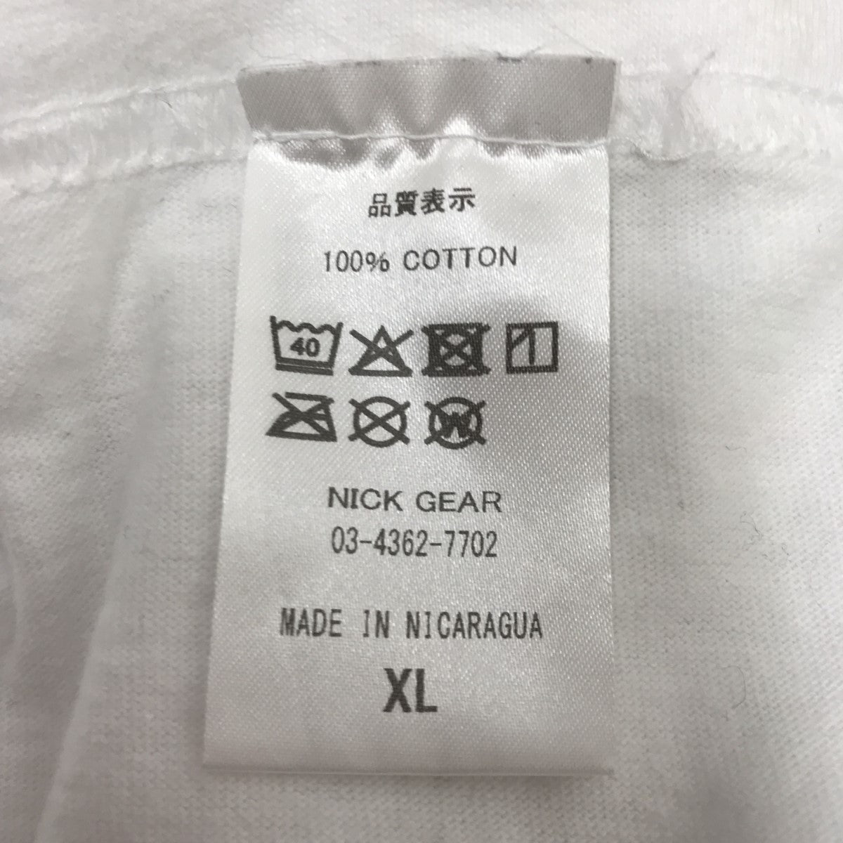 NICK GEAR プリントTシャツ 古着・中古-4枚目のアイテム画像