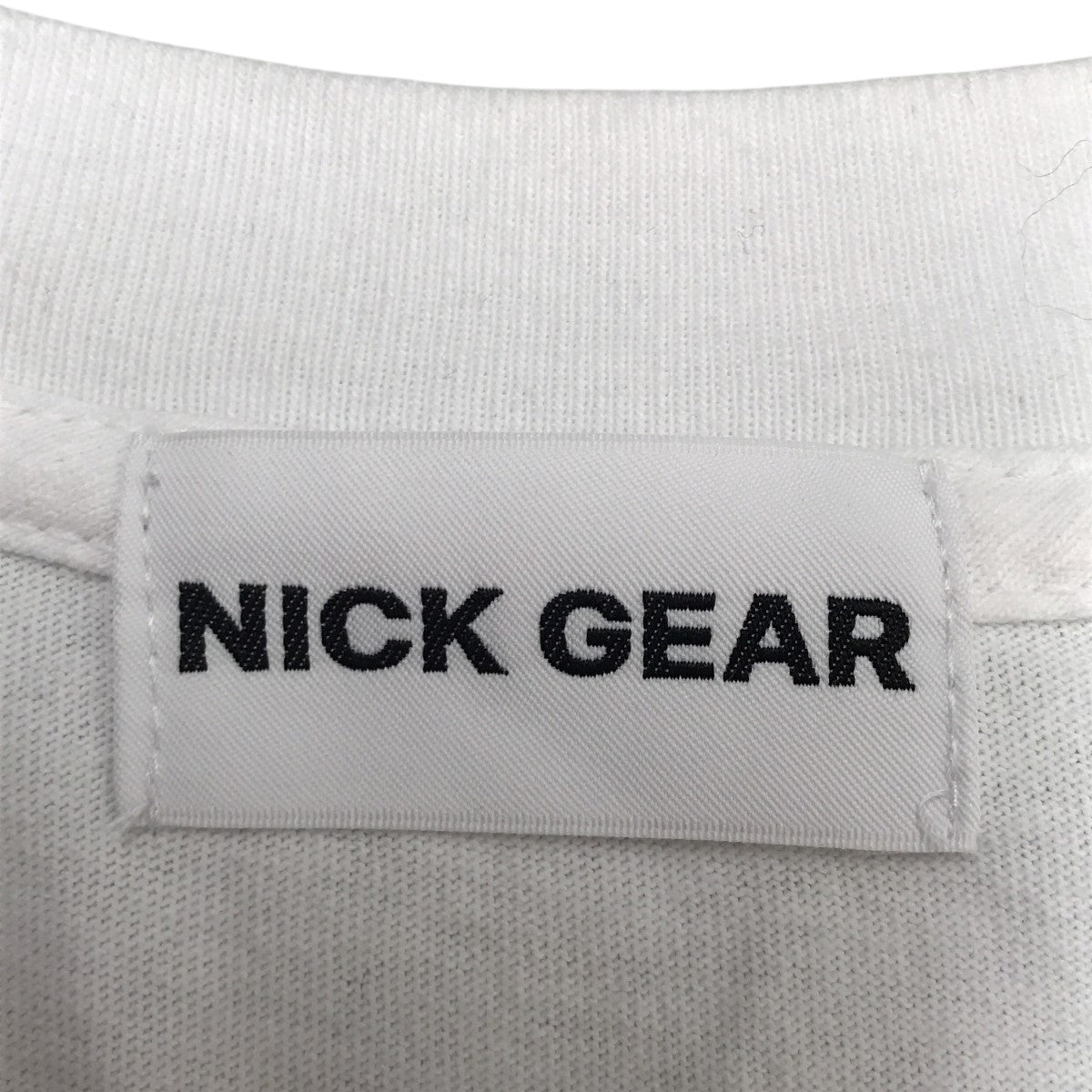 NICK GEAR バックプリントTシャツ 古着・中古-3枚目のアイテム画像