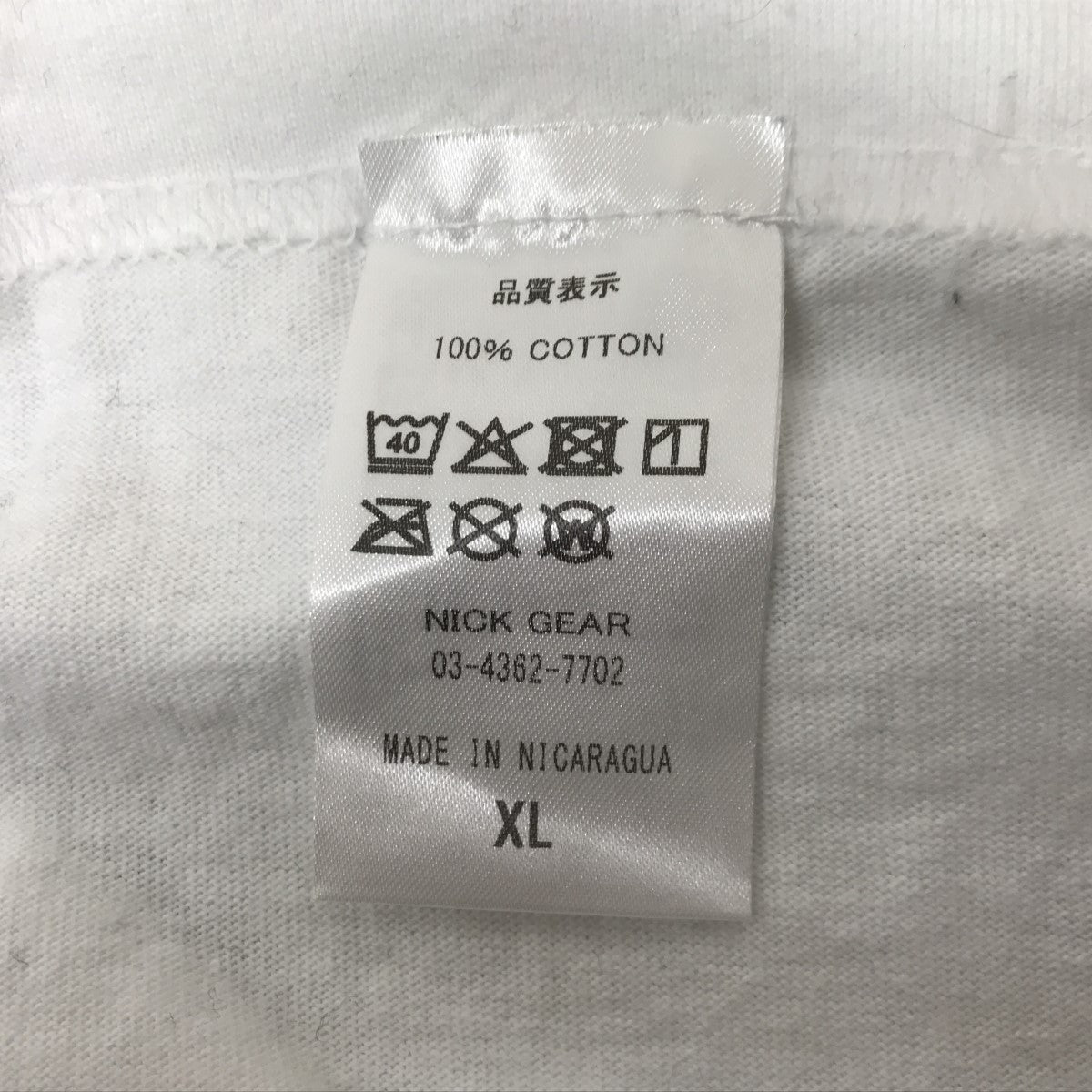 NICK GEAR プリントTシャツ 古着・中古-4枚目のアイテム画像