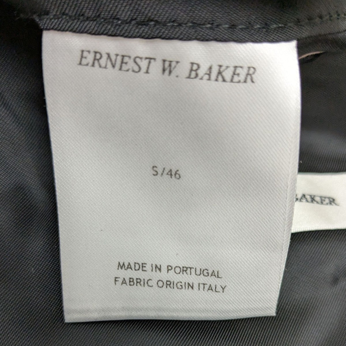 ERNEST W．BAKER テーラードジャケット 古着・中古-8枚目のアイテム画像