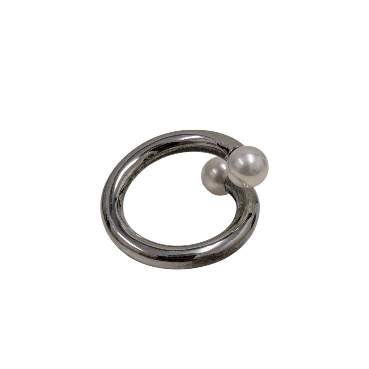 アクセサリー AMBUSH BARBELL RING AMBUSH(アンブッシュ) FIRE BARBELL RINGリング シルバー