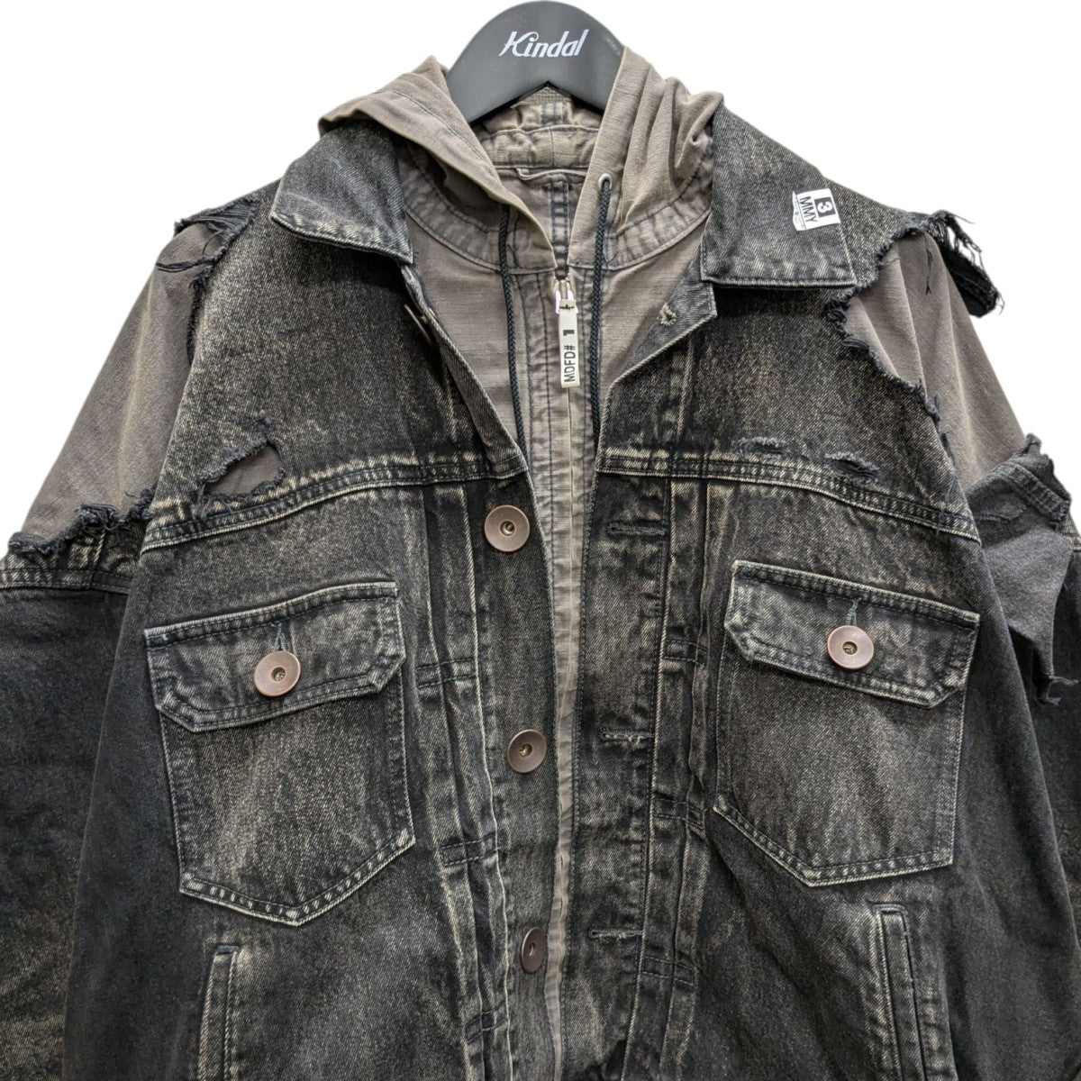 ミハラヤスヒロ　デニムジャケット Maison MIHARA YASUHIRO デニムジャケット リラックススタイル -FASCINATE