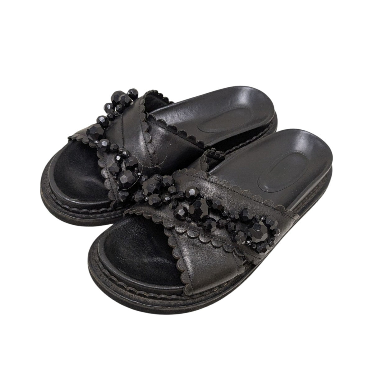 シモーネ・ロシャ レディース サンダル シューズ Sandals Simone Rocha（シモーネロシャ）の「LACE-UP HEELED TREK SANDALS W