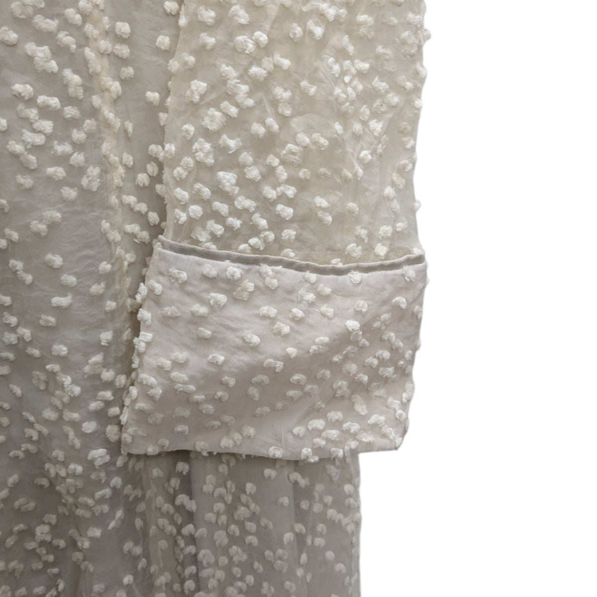 CLANE(クラネ) SNOW DOT JACQUARD ONEPIECEシアーワンピース15112-5112