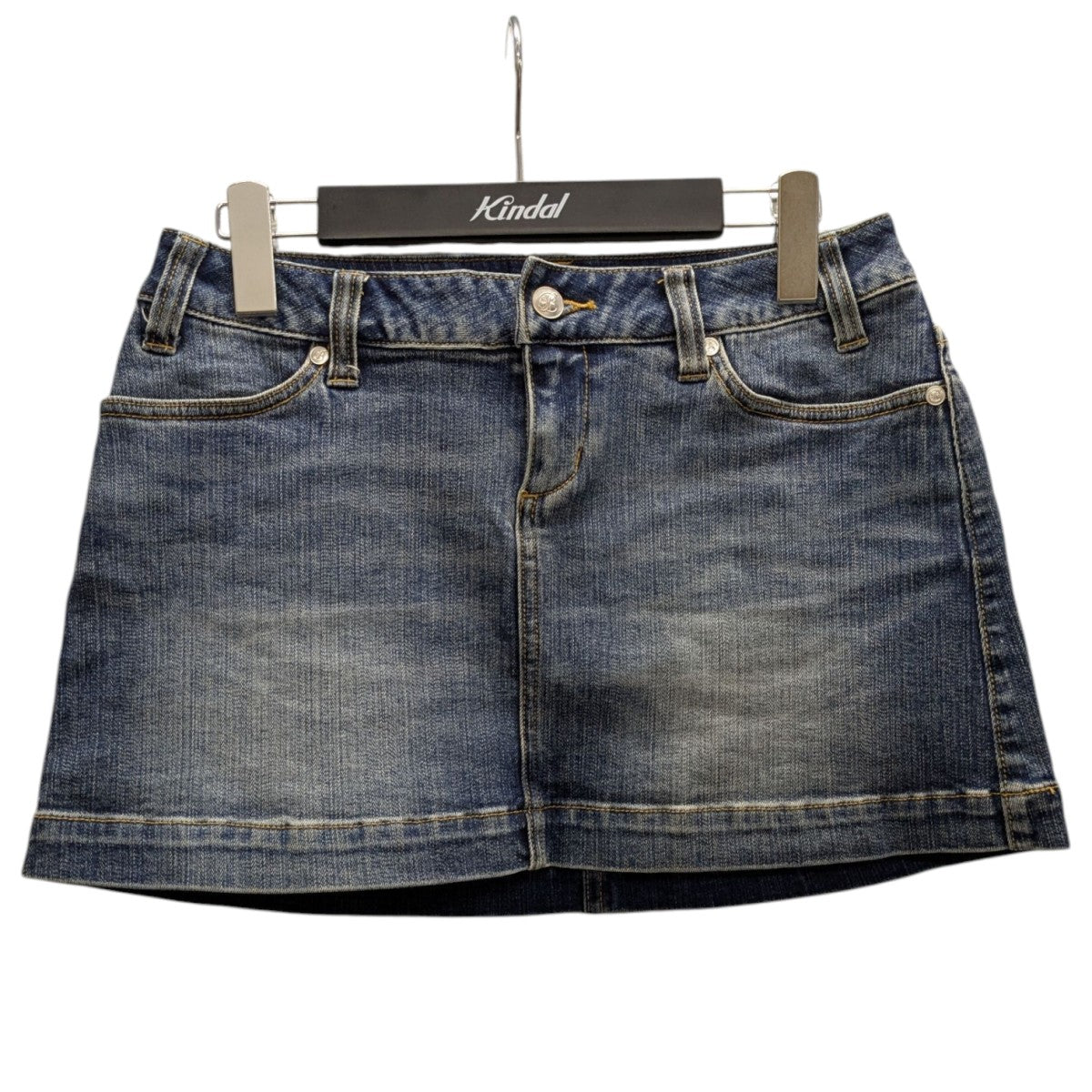 black eye patch デニム　スカート B EMBLEM DENIM MINI SKIRT – BlackEyePatch