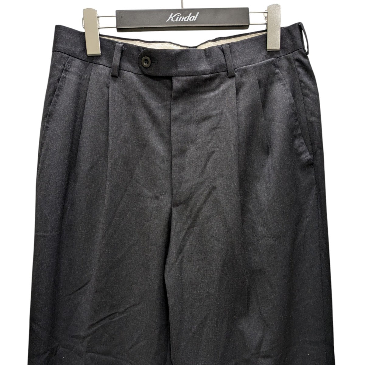 HERMES グレー スラックス HERMES（エルメス）スラックス グレー サイズ:42(XS位) メンズ