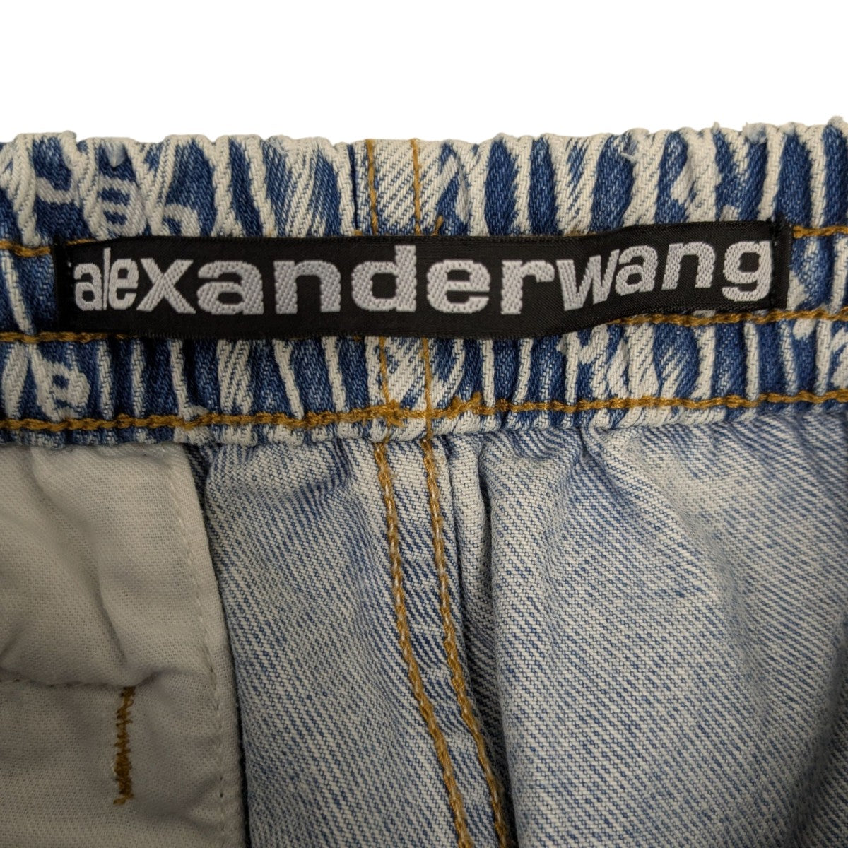 ALEXANDER WANG(アレキサンダーワン) デニム総柄イージーパンツ