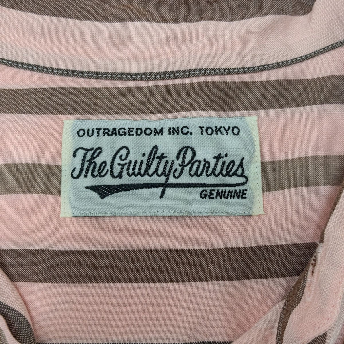 WACKO MARIA(ワコマリア) STRIPED REGULAR SHIRTストライプ半袖