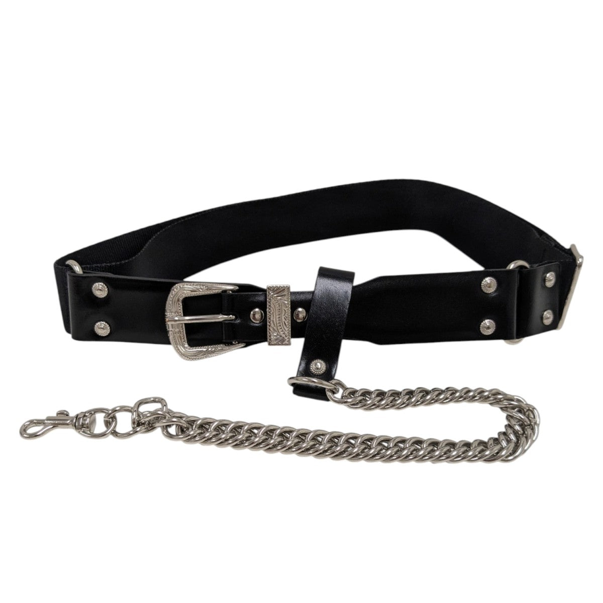 トーガ　TOGA VILILIS ベルト 黒 Metal buckle belt color | TOGA TOO