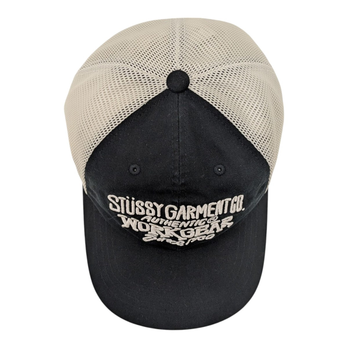 新品未使用 Stussy WORKGEARキャップ 黒 メッシュ STÜSSY WORK GEAR メッシュキャップ - メルカリ
