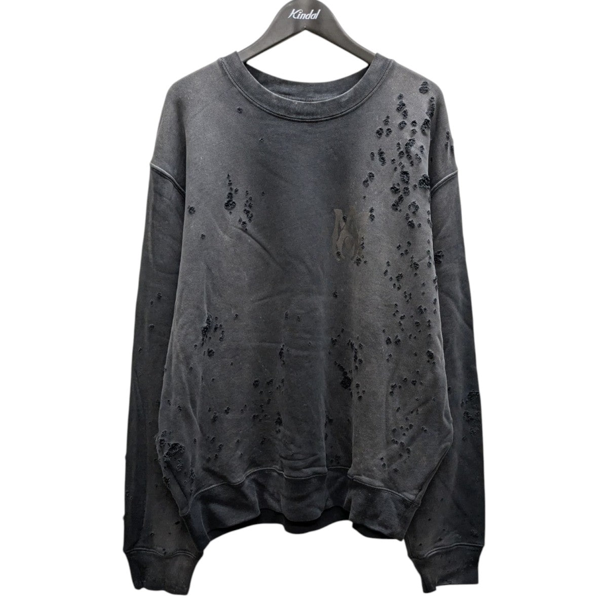 AMIRI(アミリ) 24AW MA CORE LOGO DHOTGUN CREWNECK ショットガン加工