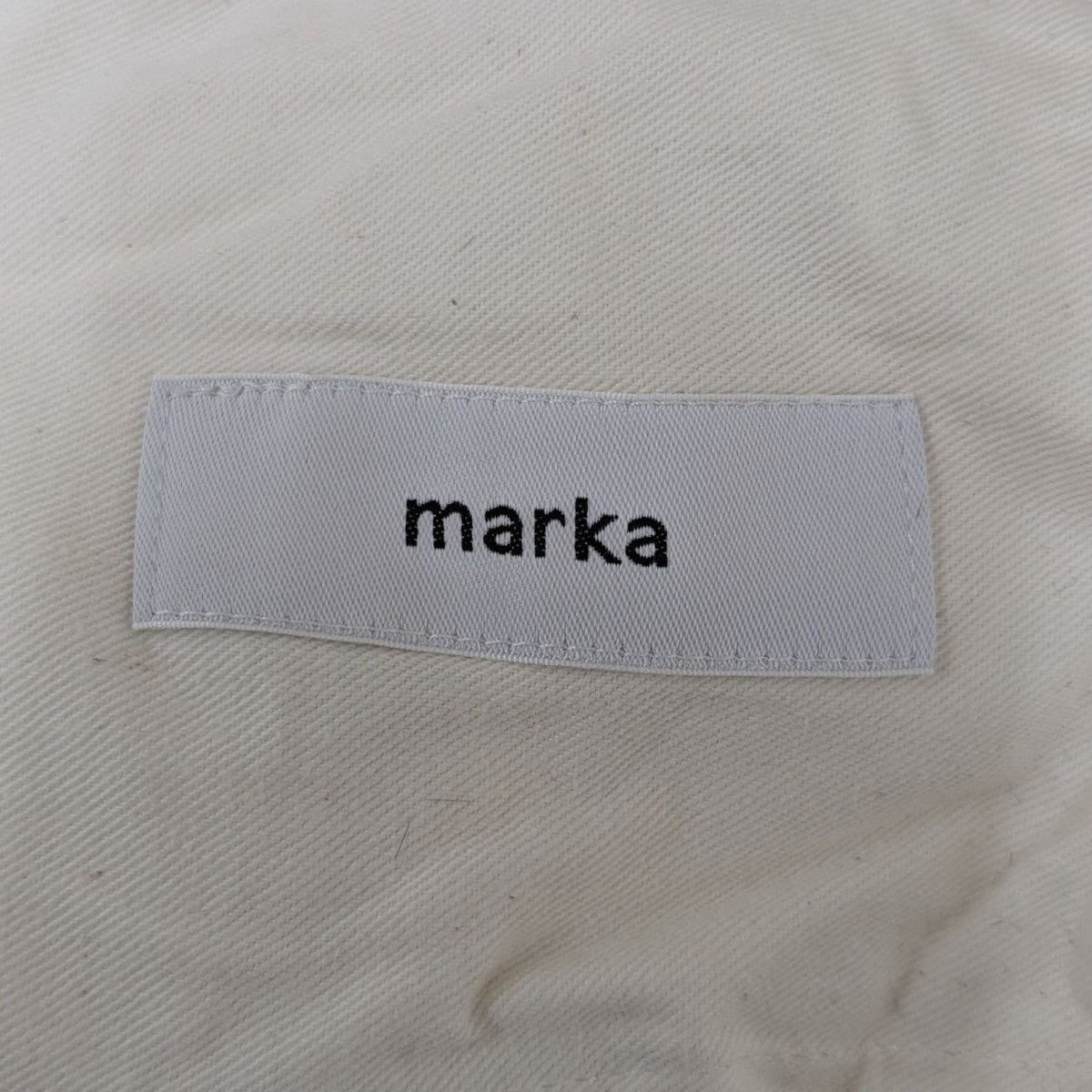 MARKA(マーカ) SIDE ADJUST TROUSERS ORGANIC COTTON DRILLワイド