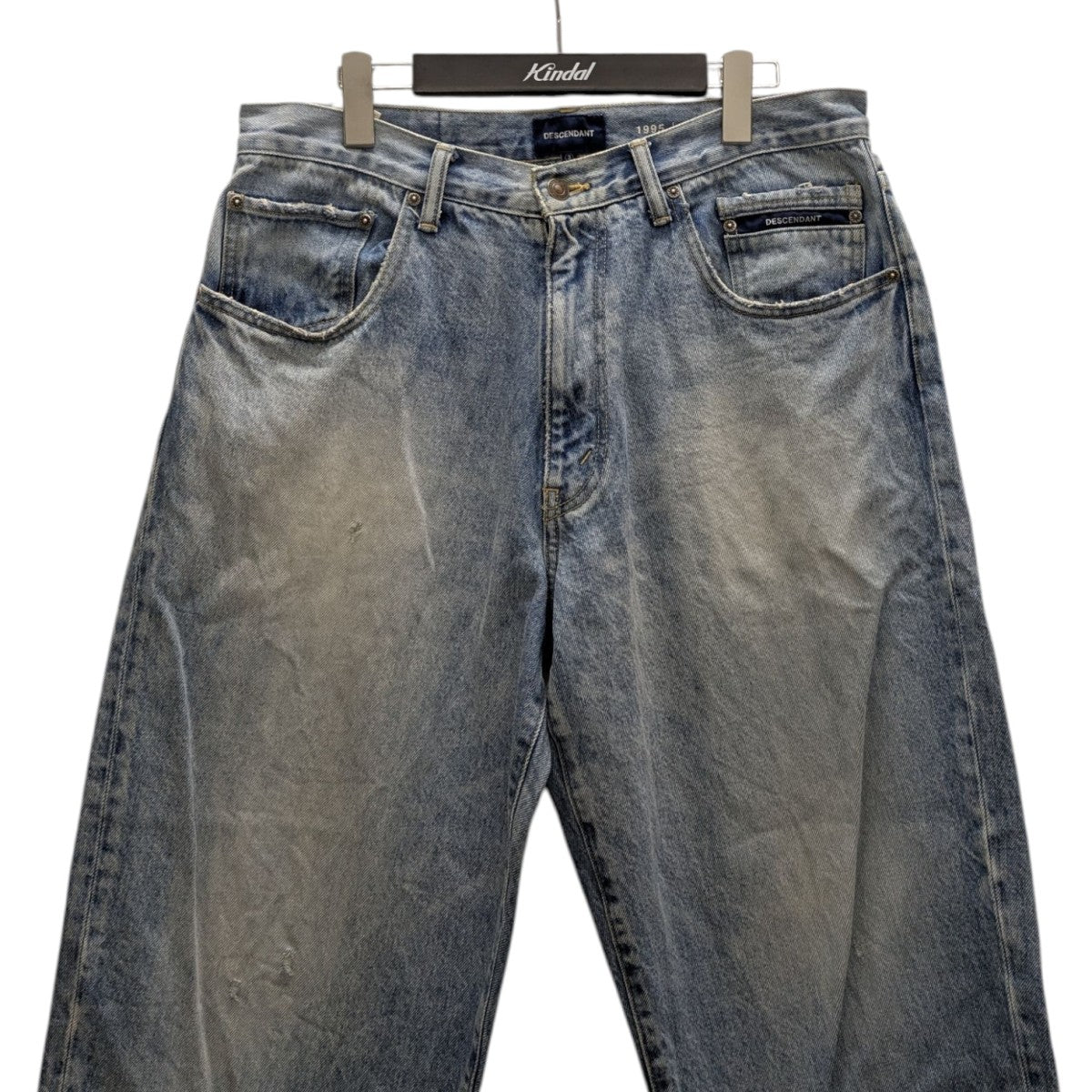 パンツ DESCENDANT DENIM TROUSERS 25SS DESCENDANT 1995 DENIM TROUSERS BAGGY HARD WASH (2 color