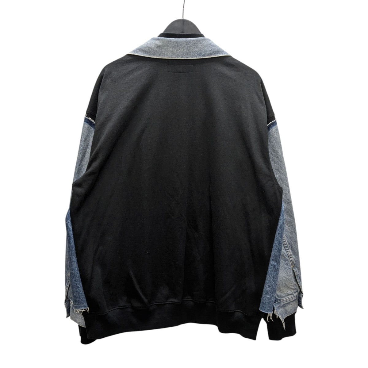 CDG JUNYA WATANABE MAN×LEVI’S 25SS綿デニム製品加工カスタマイズ綿エステル裏毛LEVI’SWネームジャケットWO-J206 古着・中古-5枚目のアイテム画像